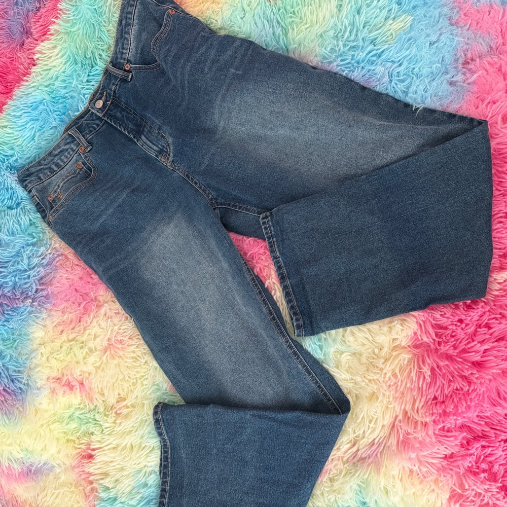 Frye Straight Leg Jeans‎ Womens 10/30 Blue Excellent High Rise Medium Wash